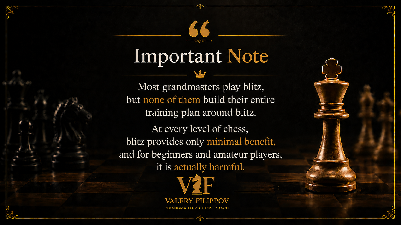 Valery Filippov | Why Blitz Chess Is Hurting Your Improvement Why Blitz Chess Is Hurting Your Improvement