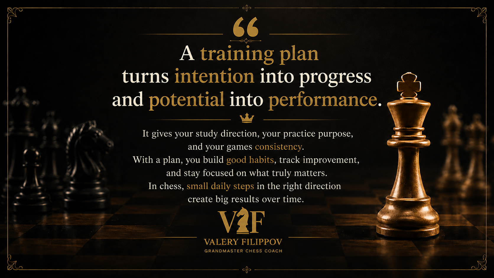 Valery Filippov | How to Build a Chess Training Plan Why training plan is important at chess